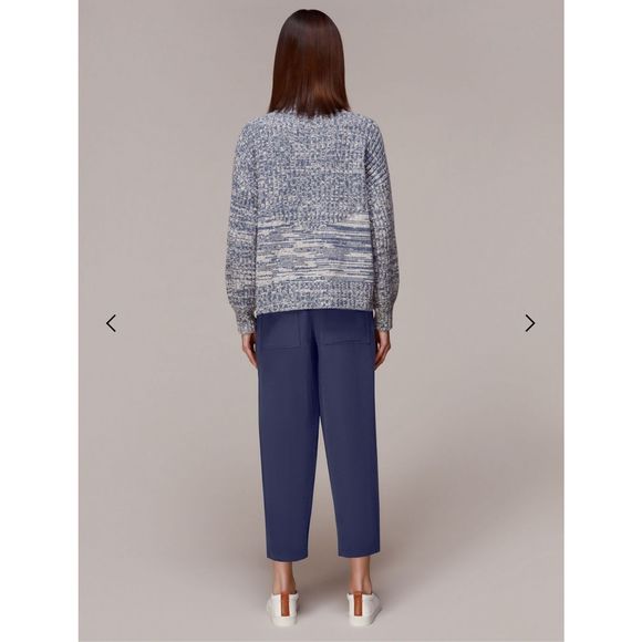 Whistles Madison Pocket Detail Trouser NWT Size 10 US - Picture 2 of 12